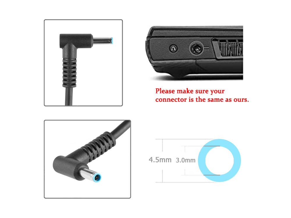 45W Laddare Kompatibel med 15-bs052nm 2KH02EA AC Adapter + Kabel