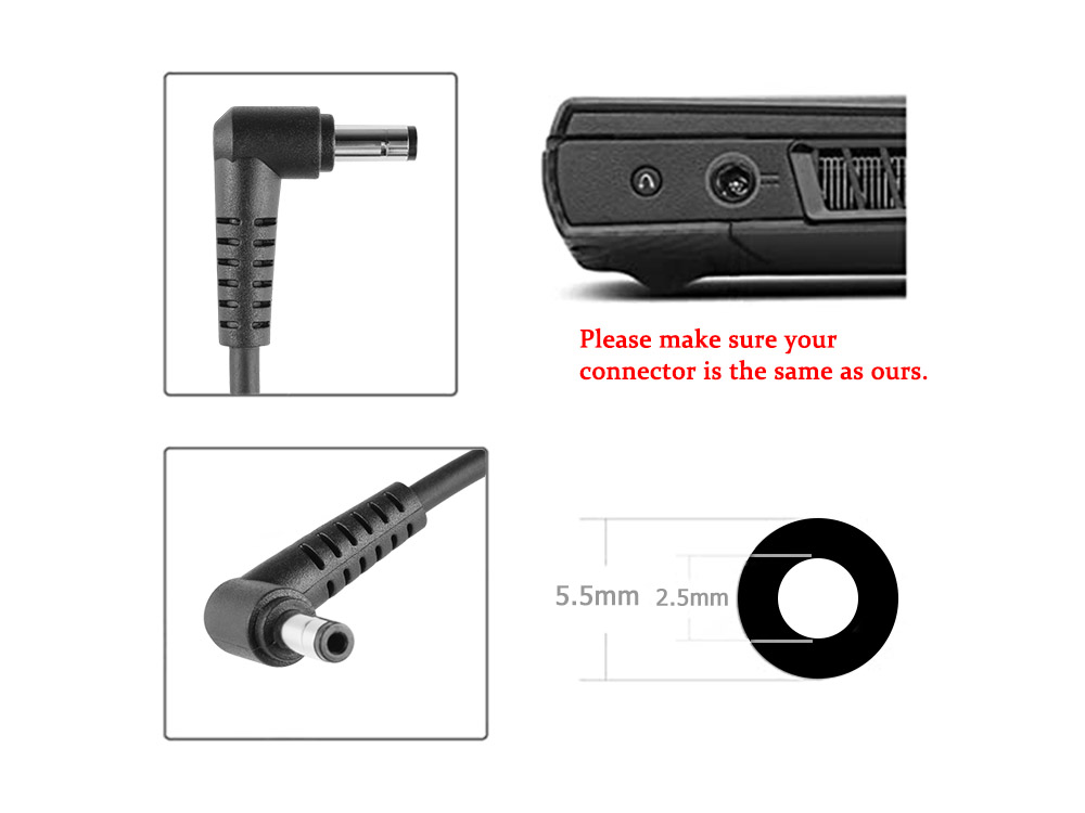 120W Laddare Kompatibel med 957-16GC1P-004 AC Adapter + Kabel