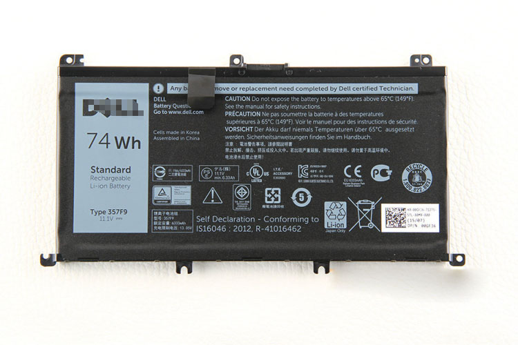 Batterier Dell Inspiron 15-7559 74Whr