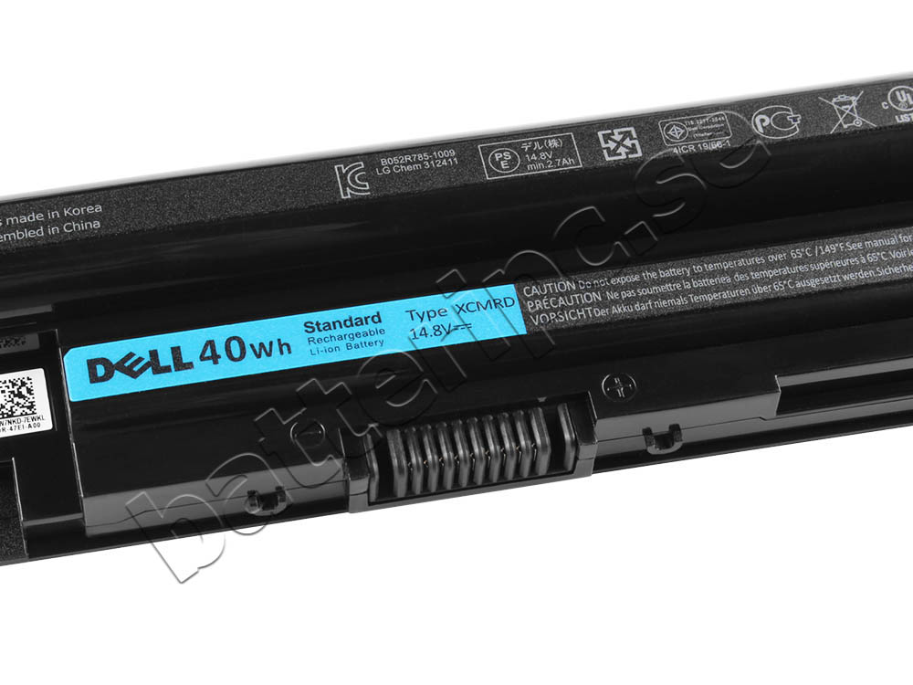 40Whr 4 celler Dell Inspiron 15-3541 P40F001 Original Batterier