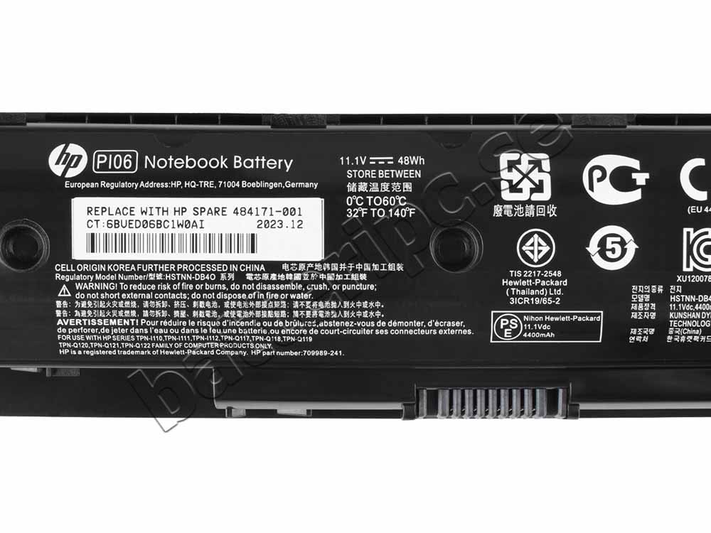 4200mAh Batterier HP ENVY 17-n006nf 17-n006tx 17-n007tx