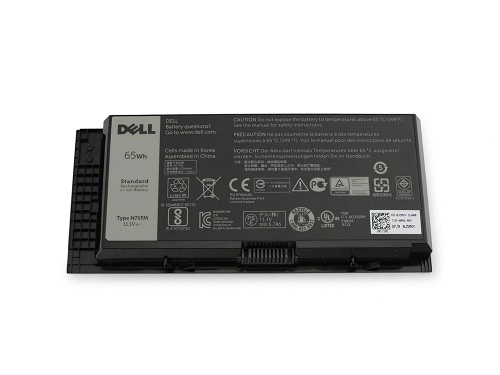 Original Batterier Dell Precision M4700-0539 65Wh - Klicka på bilden för att stänga