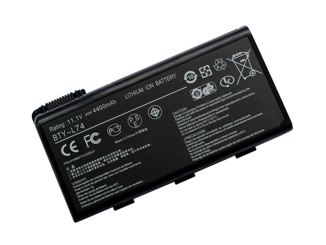 4400mAh MSI 957-173XXP-101 Original Batterier