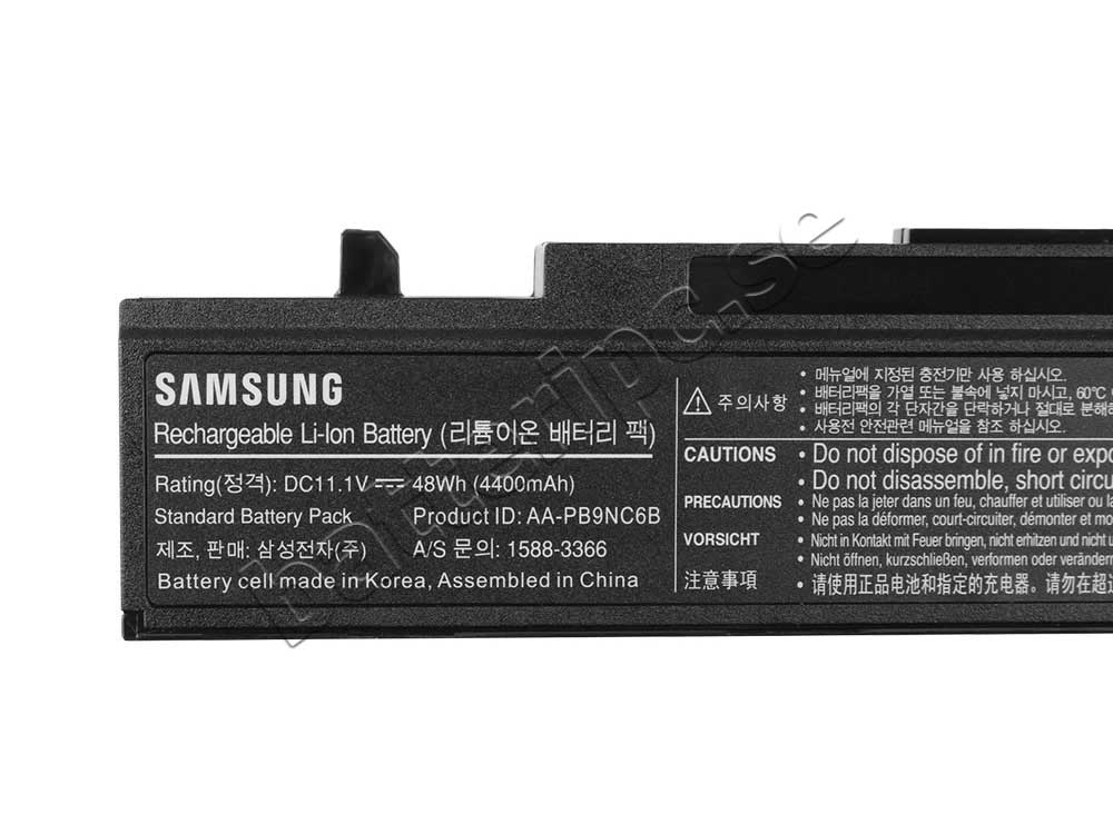 Original Batterier Samsung NP-RV511-A07NZ 4400mAh