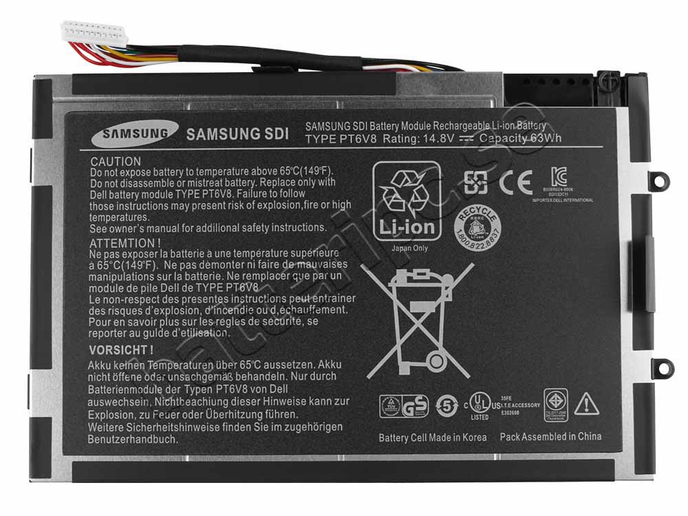 63Whr Dell Alienware M11x R2 Original Batterier