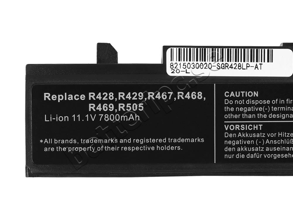 Batterier Original Samsung 300E3A 7800mAh