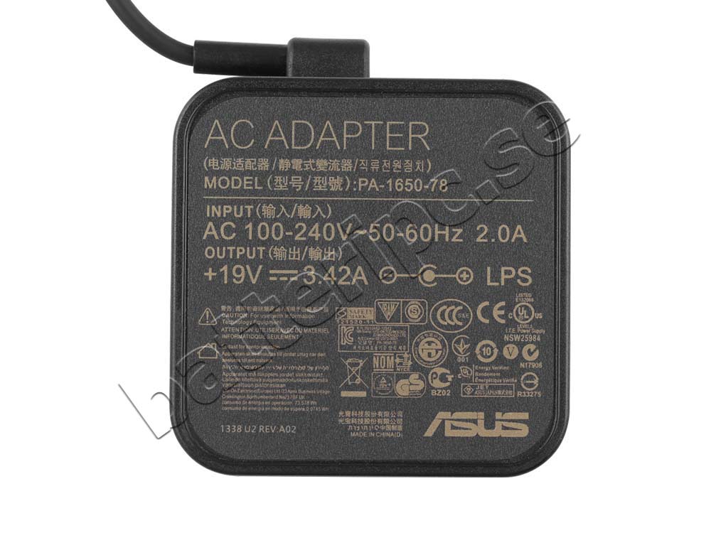 Original 65W Laddare Asus ADP-65GD B EXA1203YH(4.5mm*3.0mm) AC Adapter + Kabel