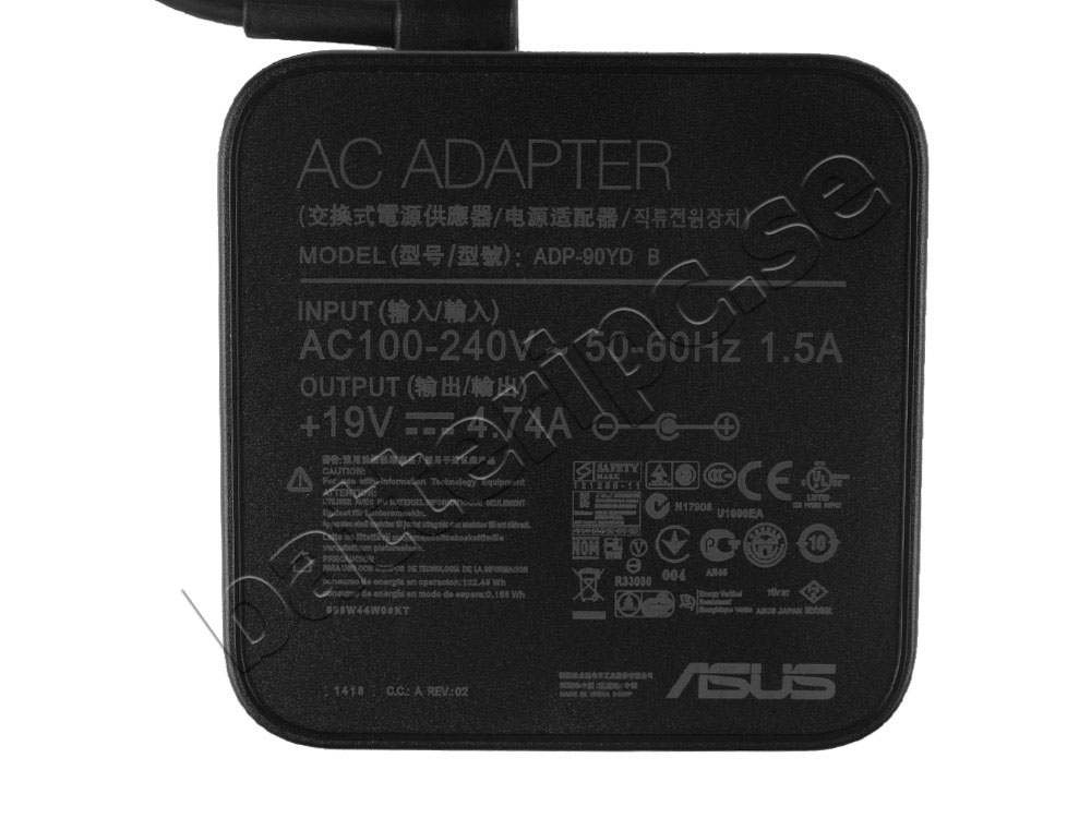 Original 90W AC Adapter Laddare Asus ADP-90YD B BX51V EXA1202YH