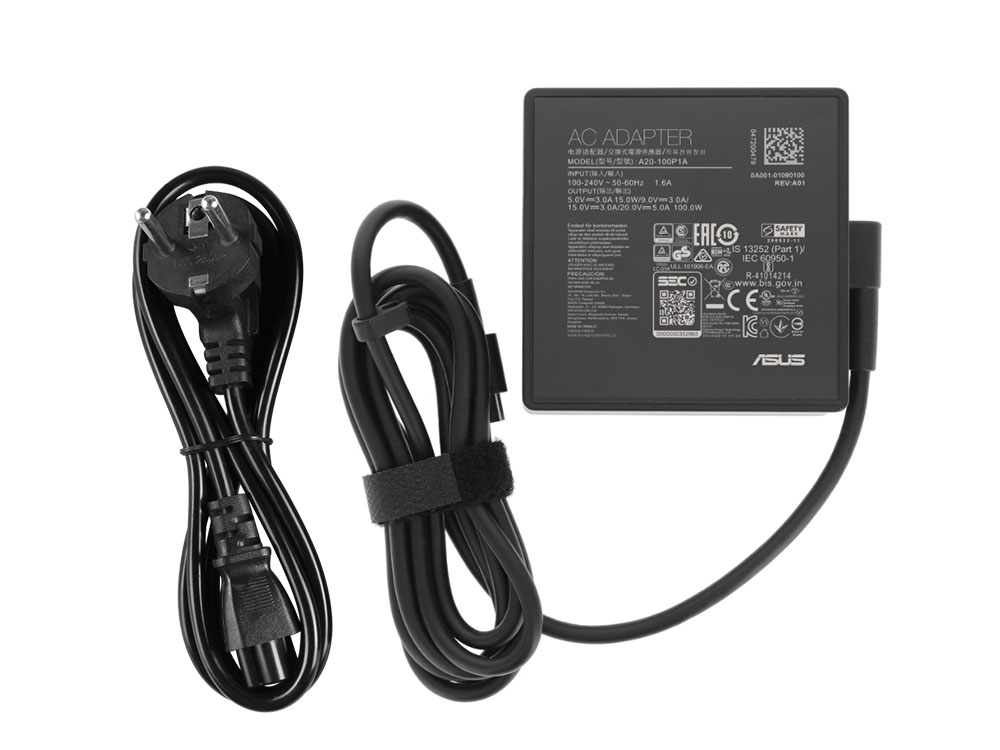 100W USB-C Laddare Acer Swift 3 OLED SF314-71 AC Adapter + Kabel