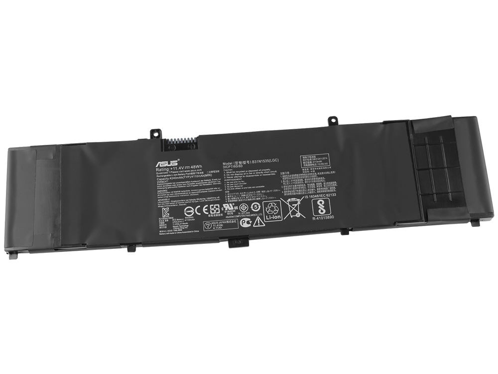 48Wh 4110mAh Original Batterier för Asus Zenbook UX310UA-RB51