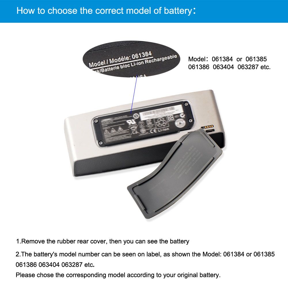 Original Batterier Bose Soundlink Mini 2 2330mAh 17Wh