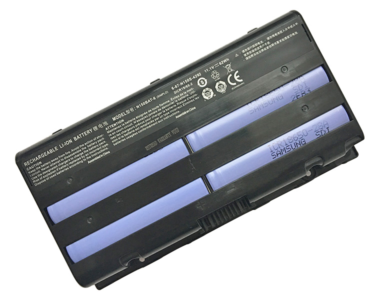 5585mAh 62Wh Batterier Clevo 6-87-N150S-4291