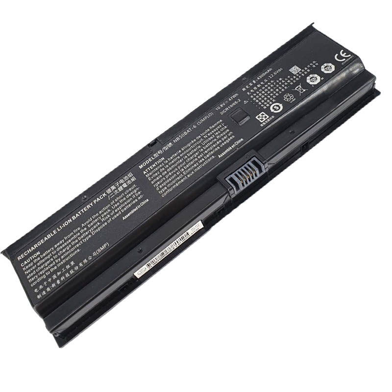 Batterier Clevo NB50BAT-6 4300mAh 47Wh