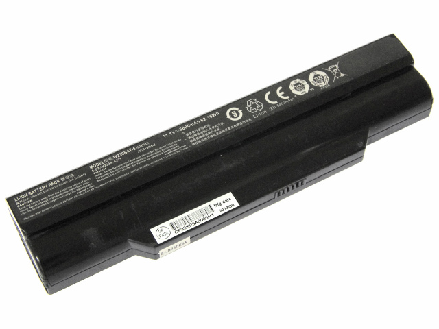 Batterier Clevo 3ICR18/65/-2 5600mAh 62.16Wh