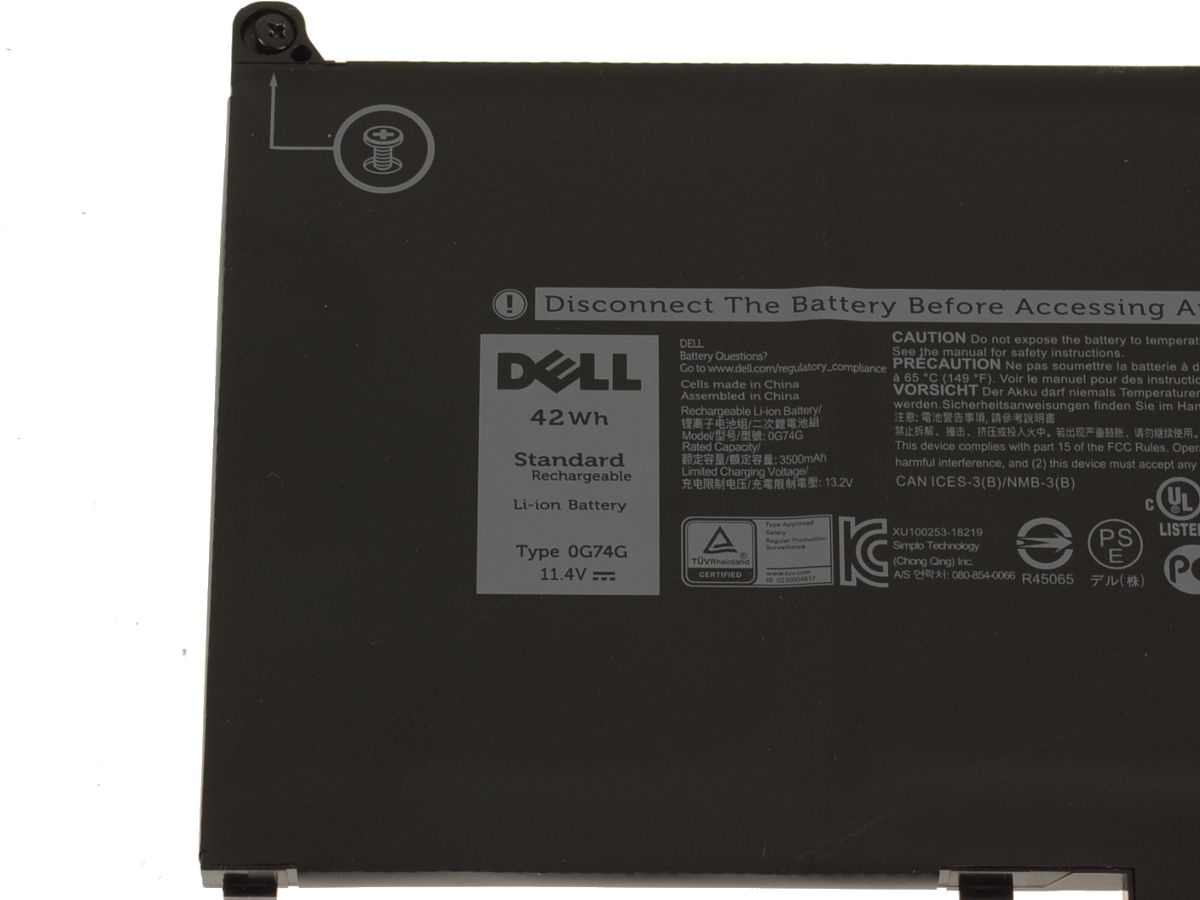 Original Batterier Dell Latitud 7300 3500mAh 42Wh