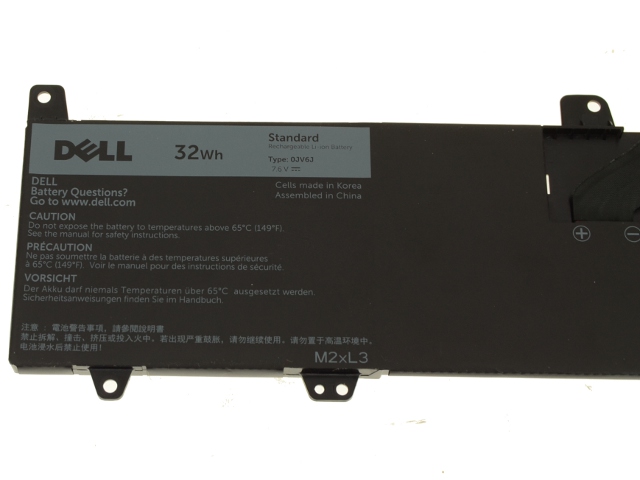 Original 32Wh Dell Inspiron 11 3164 Batterier