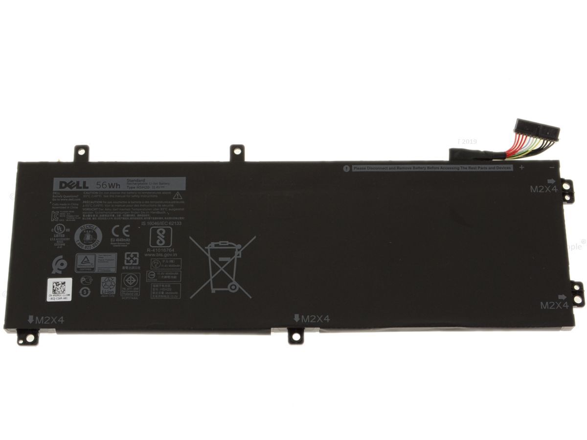 Original Batterier Dell XPS 15 9560 i5-7300HQ 56Wh - Klicka på bilden för att stänga