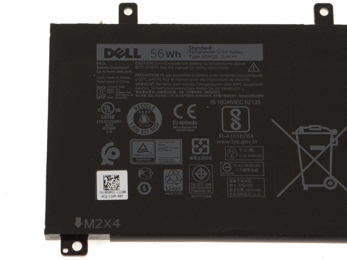 Original Batterier Dell XPS 15 9570-G9RN5 56Wh