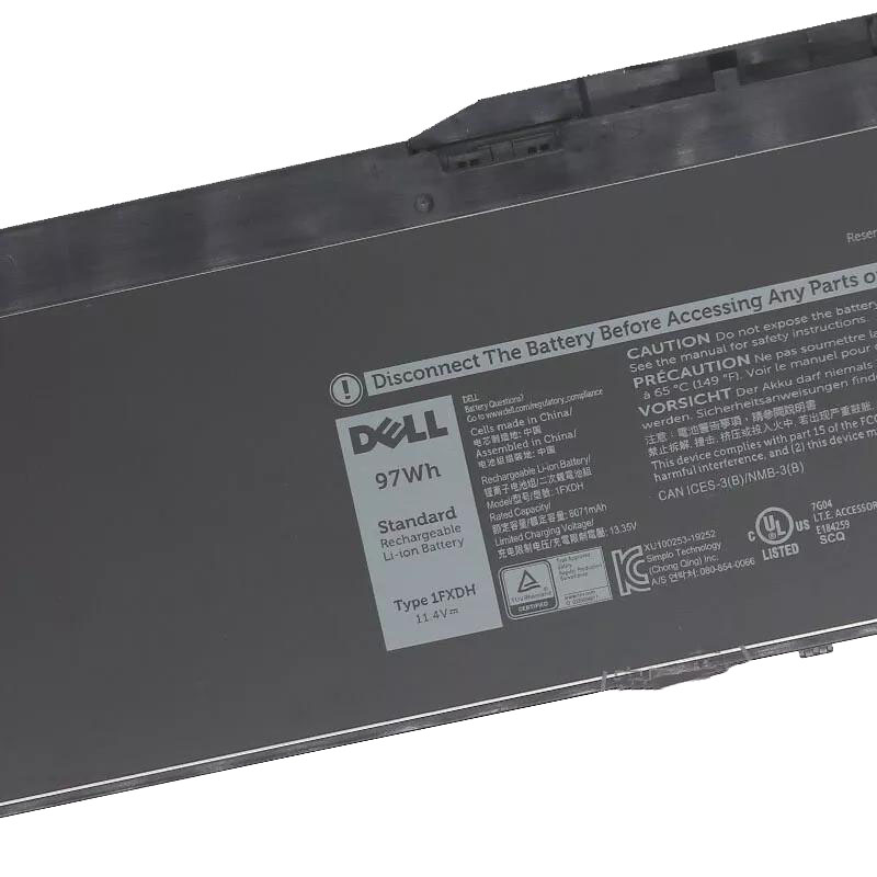 Original Batterier Dell Latitud 5511 P80F P80F004 8071mAh 97Wh