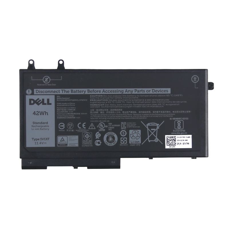 Original Batterier Dell Precision 3550 P80F P80F002 2700mAh 42Wh