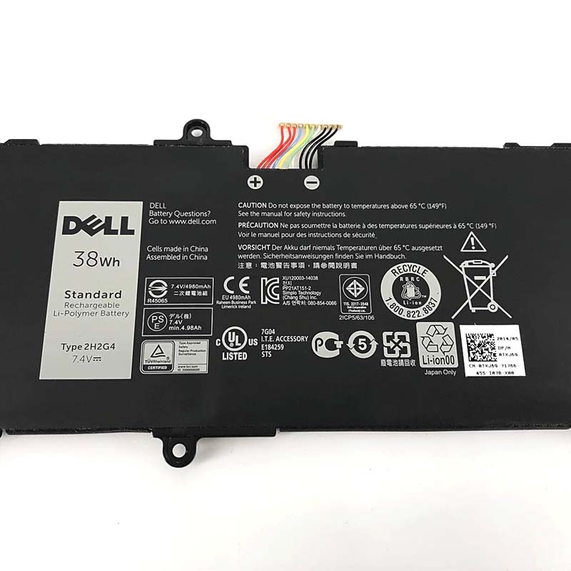 Original Batterier Dell Mötesplats 11 Proffs 7140 Tablet T07G T07G002 5135mAh 38Wh