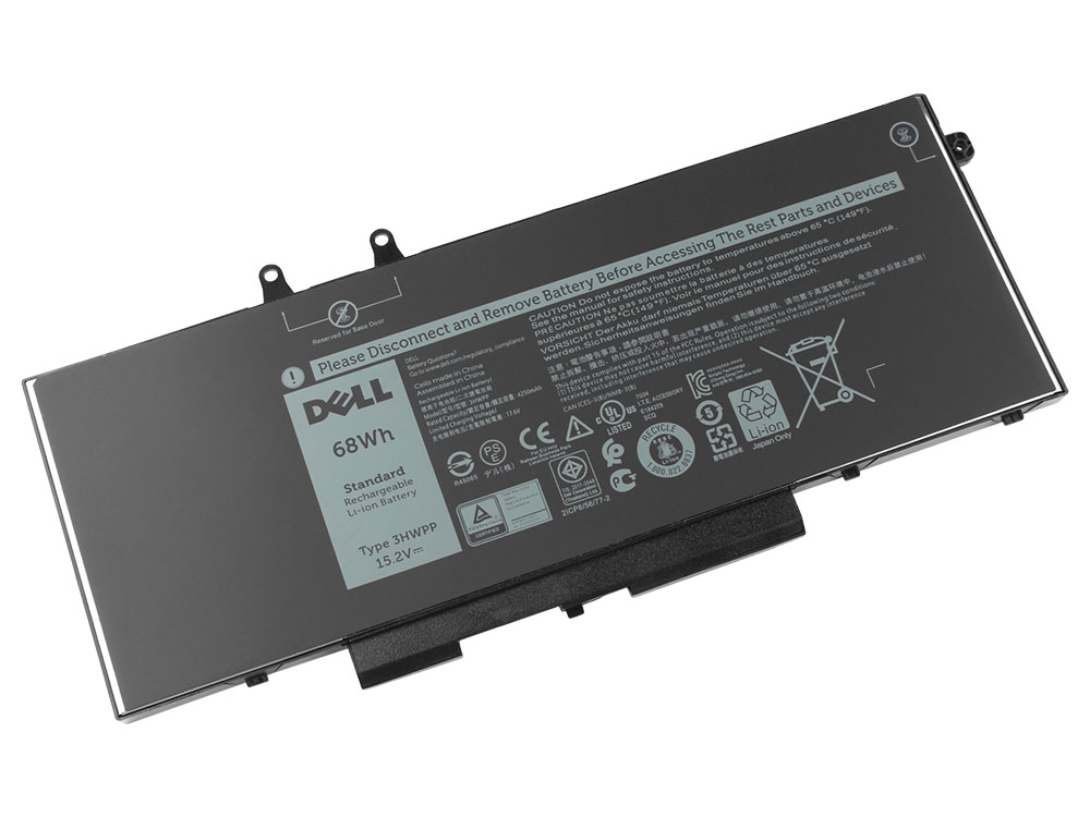 Original Batterier Dell Latitud 5501 P80F P80F003 4250mAh 68Wh