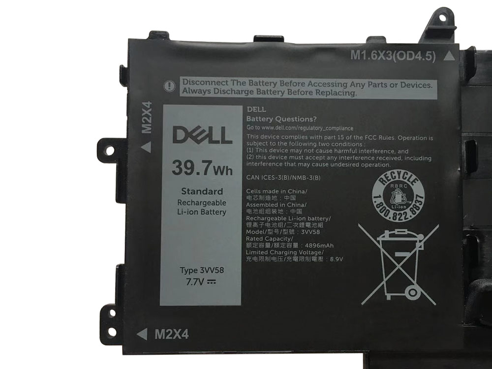 Original Batterier Dell Latitud 9430 4896mAh 39.7Wh