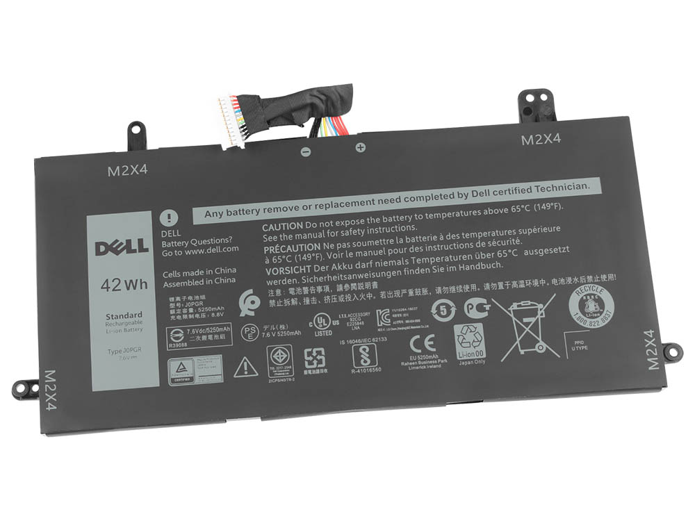 Original Batterier Dell Latitud 5285 Tablet 42Wh - Klicka på bilden för att stänga