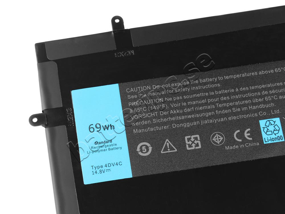 Original 69Wh Batterier Dell 063FK6 63FK6