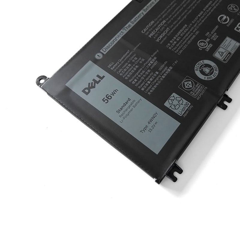 Original Batterier Dell 09P3NW 9P3NW O9P3NW 3684mAh 56Wh