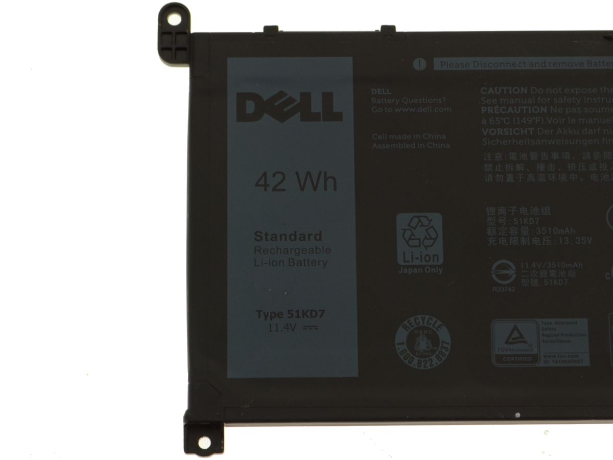 Original 42Wh Batterier Dell Chromebook 5190 2-in-1 P28T P28T002