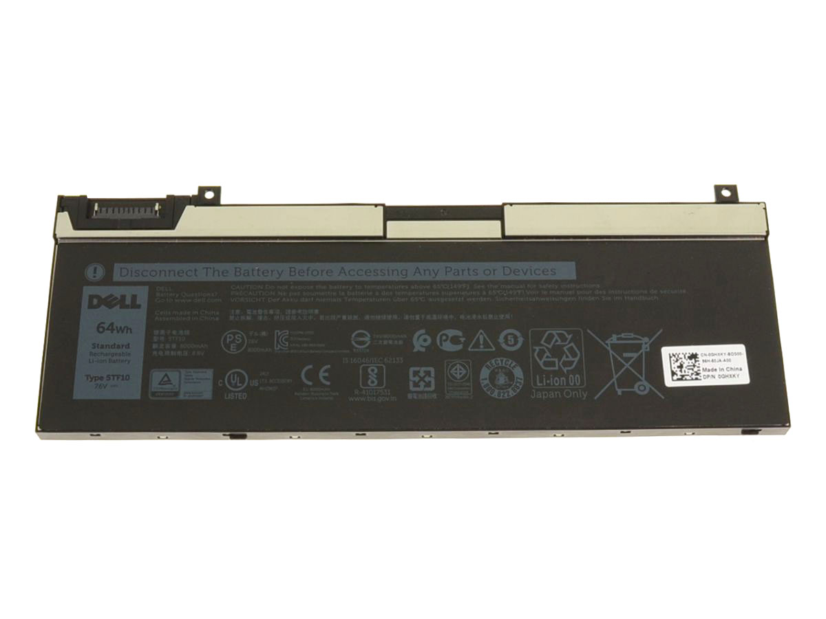 Original Batterier Dell RW15F CF6W3 8000mAh 64Wh - Klicka på bilden för att stänga