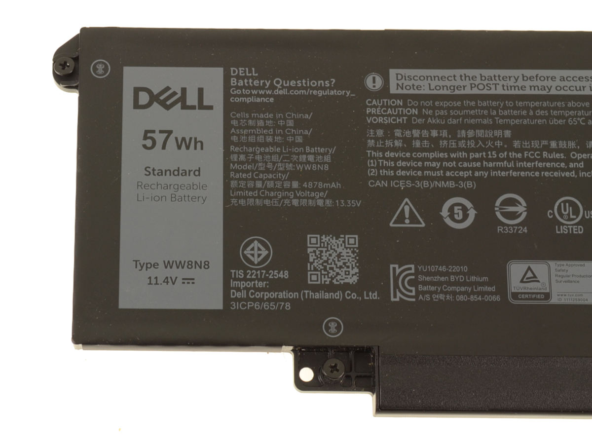 Original Batterier Dell Latitud 7450 4878mAh 57Wh