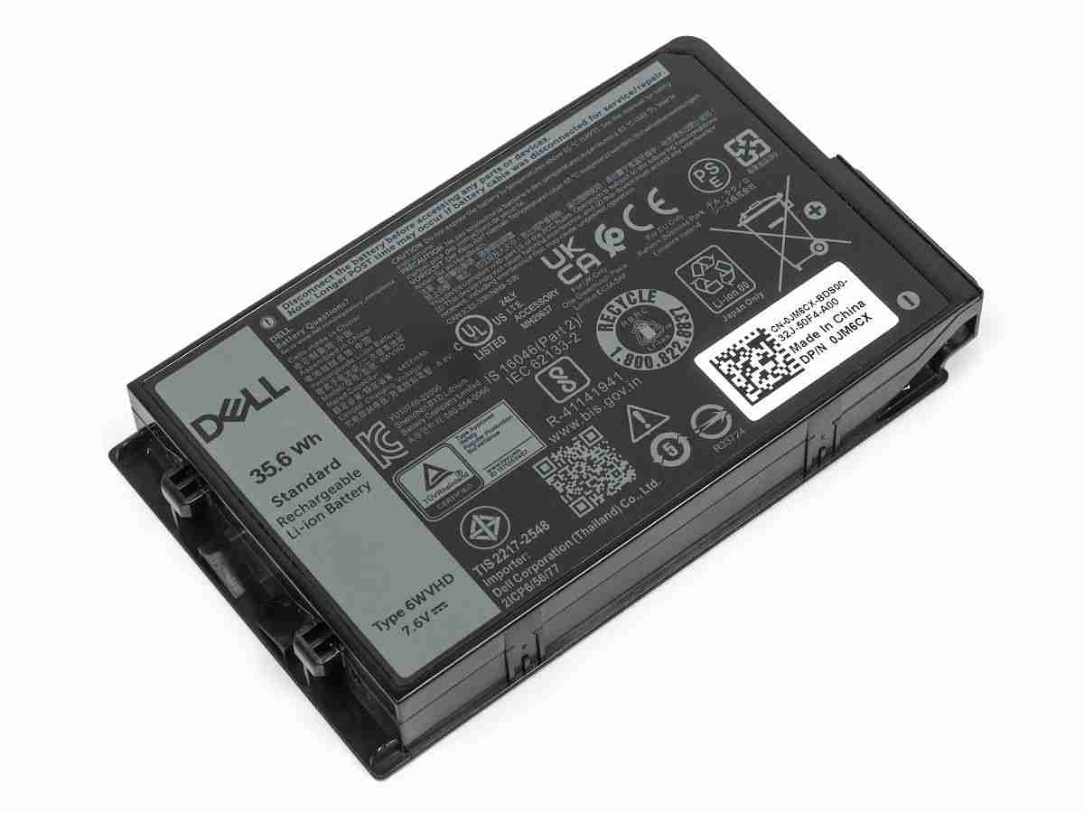 Original Batterier Dell Latitud 7230 Rugged Extreme T06H T06H001 4457mAh 35.6Wh - Klicka på bilden för att stänga