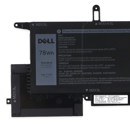 Original Batterier Dell Latitud 7400 2-in-1 6500mAh 78Wh