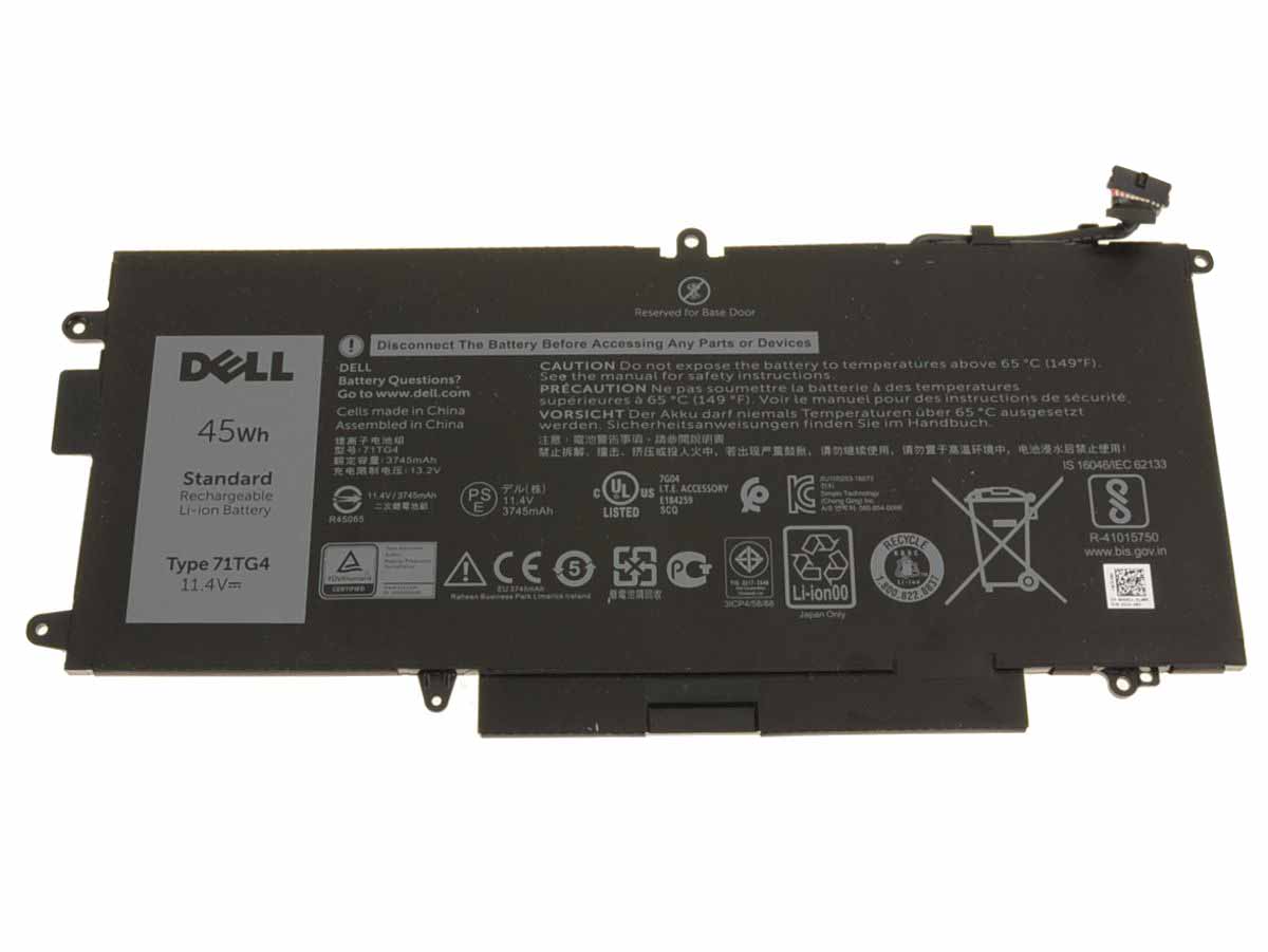 Original Batterier Dell Latitud 7389 2-in-1 3940mAh 45Wh - Klicka på bilden för att stänga