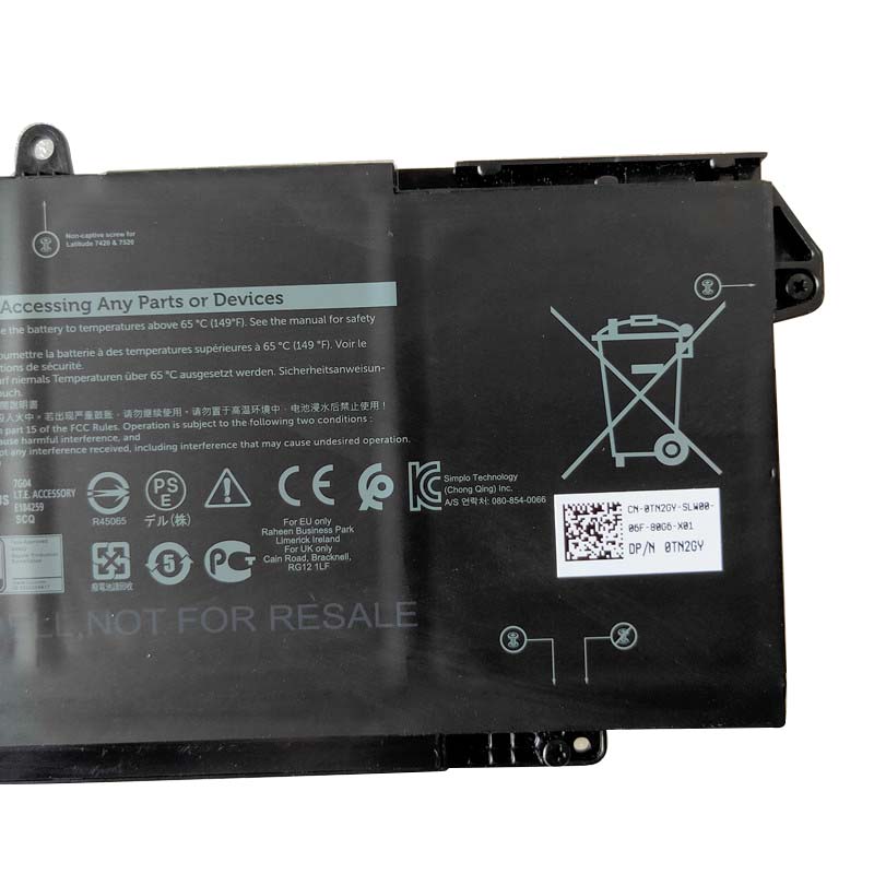 Original Batterier Dell Latitud 7520 4145mAh 63Wh