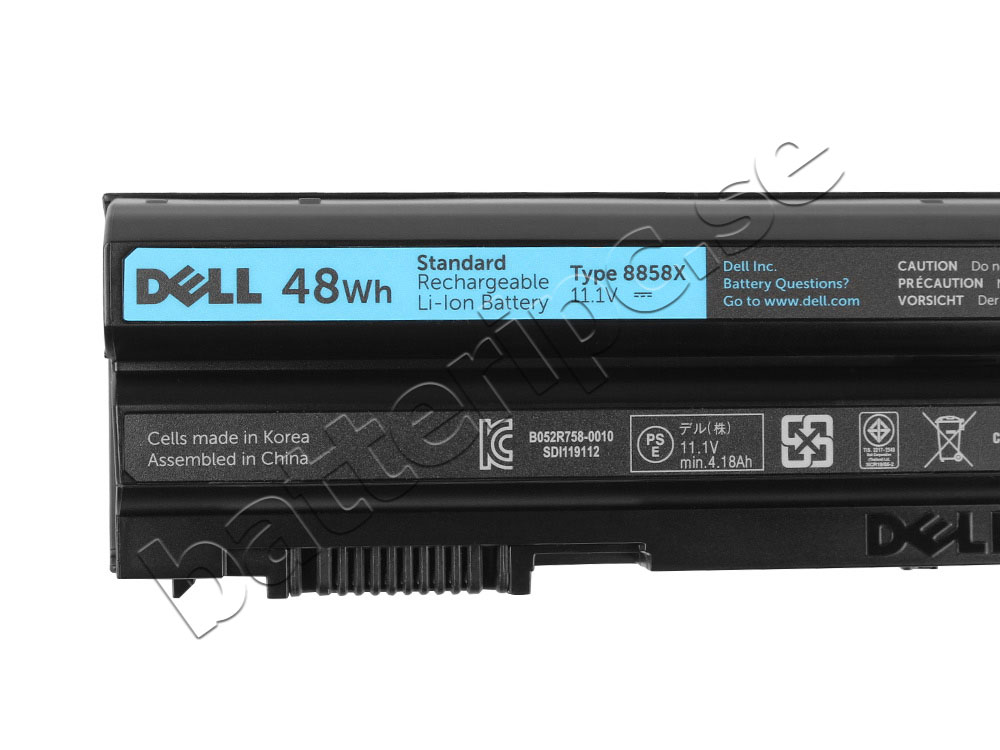 Original 4400mAh 48Wh Batterier Dell 02P2MJ