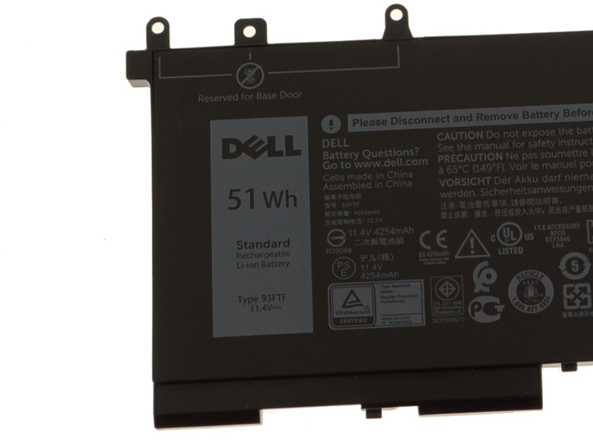 51Wh Original Batterier Dell 083XPC 83XPC