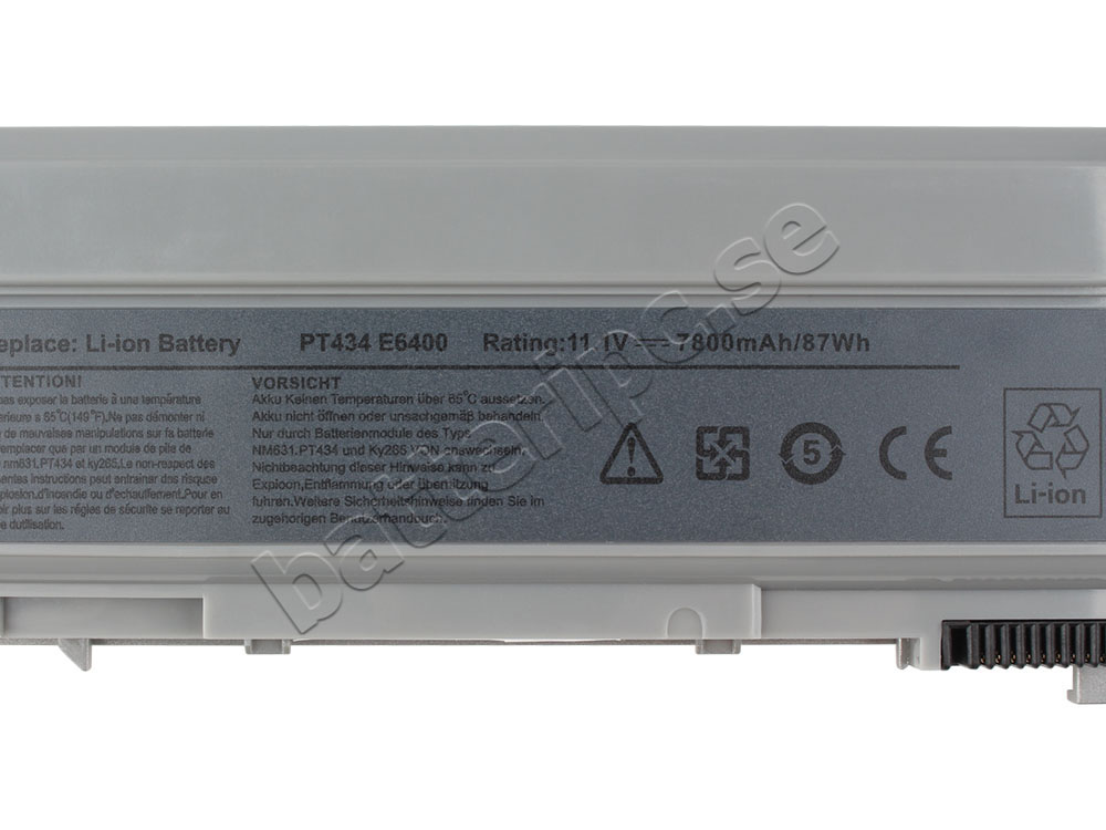 7800mAh Batterier Dell 0FU571 312-0748 MN631