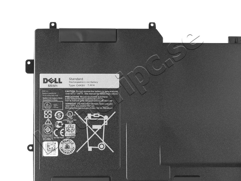 Original Batterier Dell XPS 13 9333-2675 55Wh