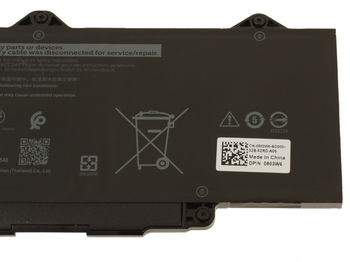 Original Batterier Dell Latitud 5550 P37F P37F001 4623mAh 54Wh