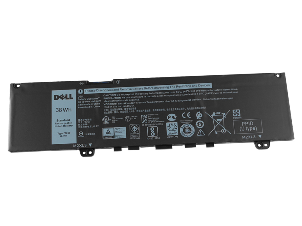 Original Batterier Dell Inspiron 13 5370-0590 3166mAh 38Wh - Klicka på bilden för att stänga