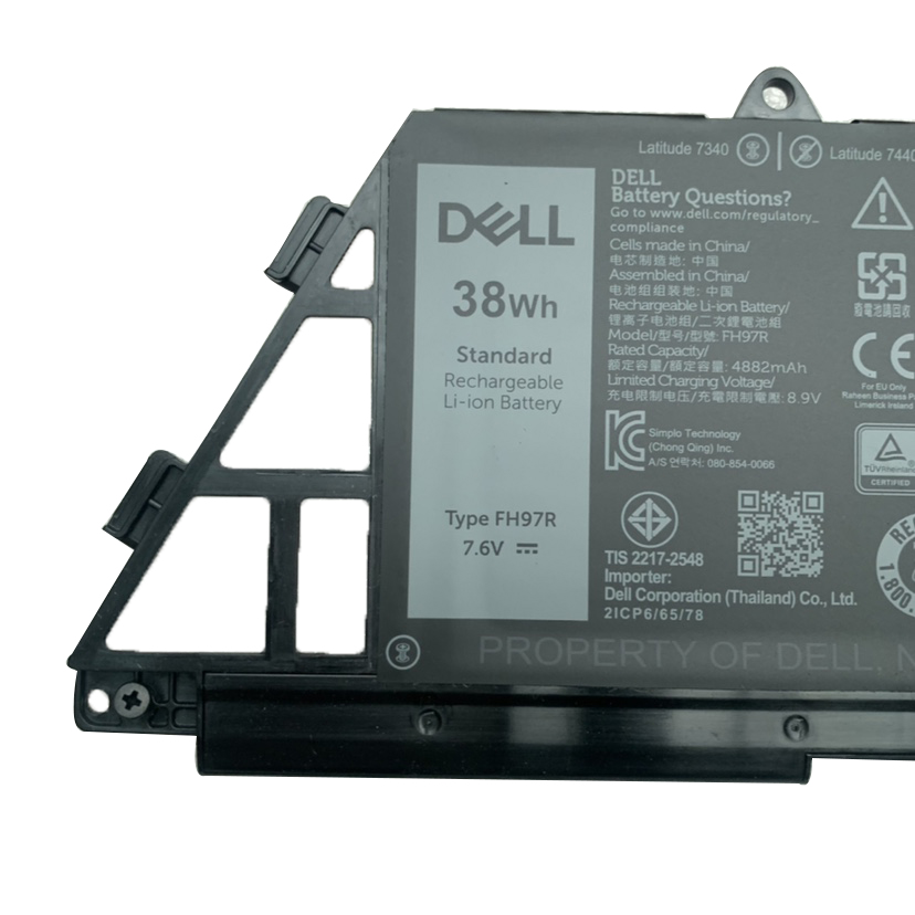 Original Batterier Dell Latitud 7640 4882mAh 38Wh