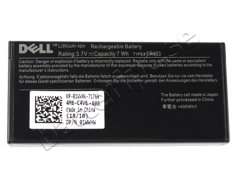 7Wh Original Batterier Dell FR463 P9110 NU209