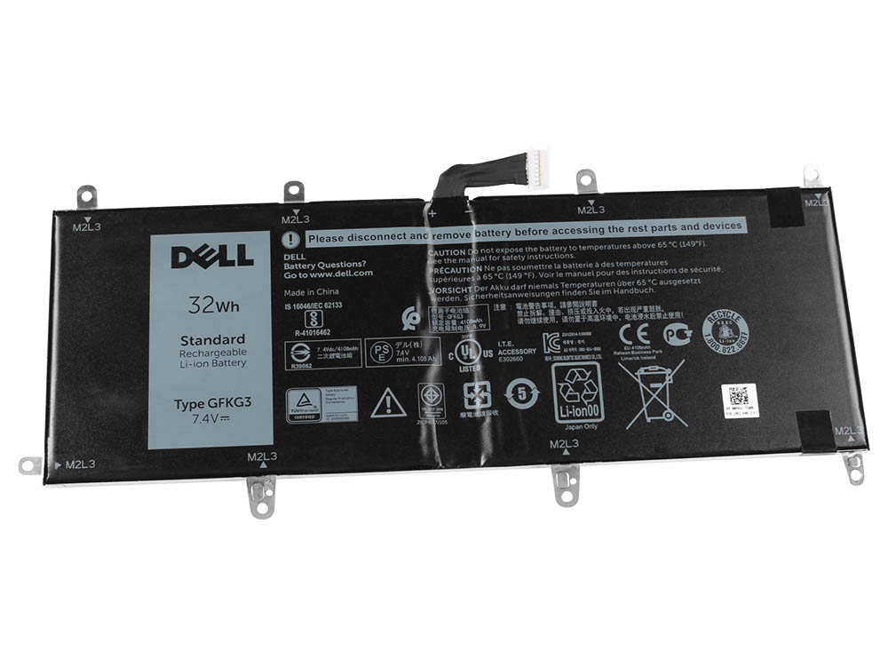 Original 32Wh Batterier Dell Mötesplats 10 Proffs 5056