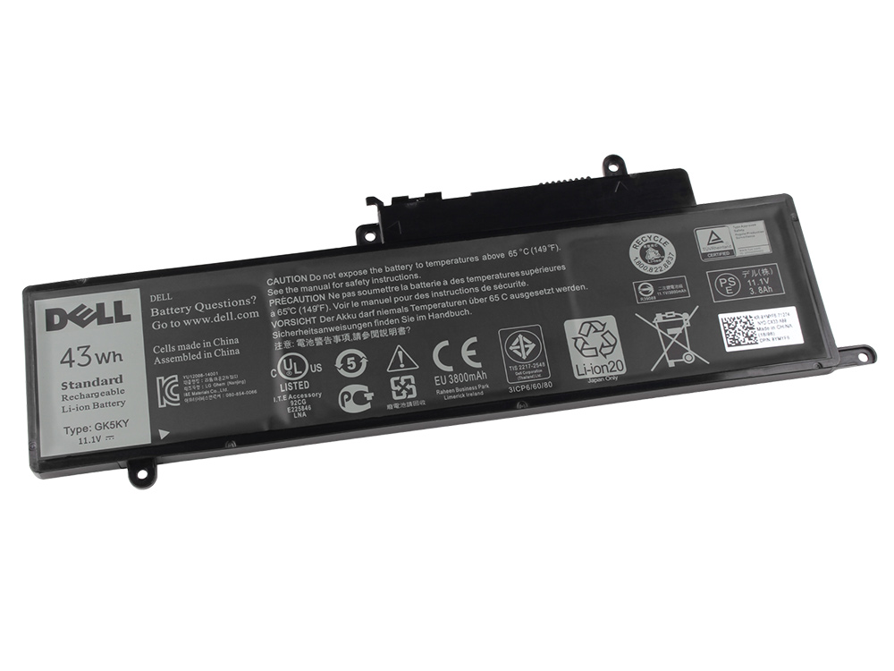 Original 43Wh Batterier Dell Inspiron 7558 P55F P55F001