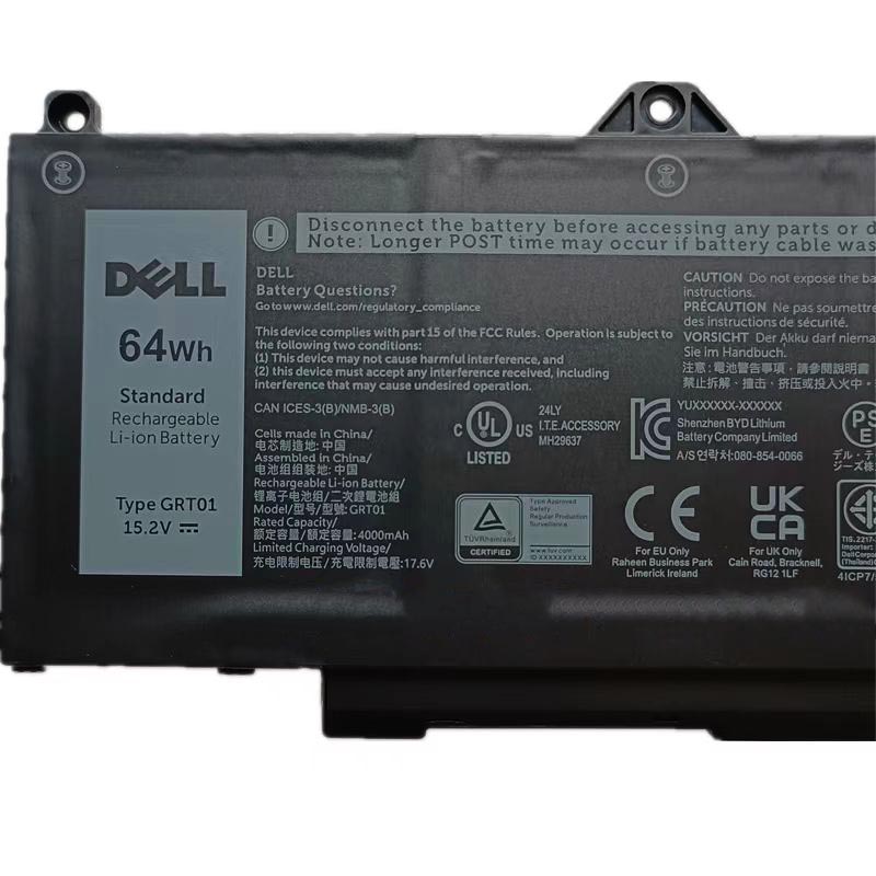 Original Batterier Dell Precision 3571 Workstation 4000mAh 64Wh