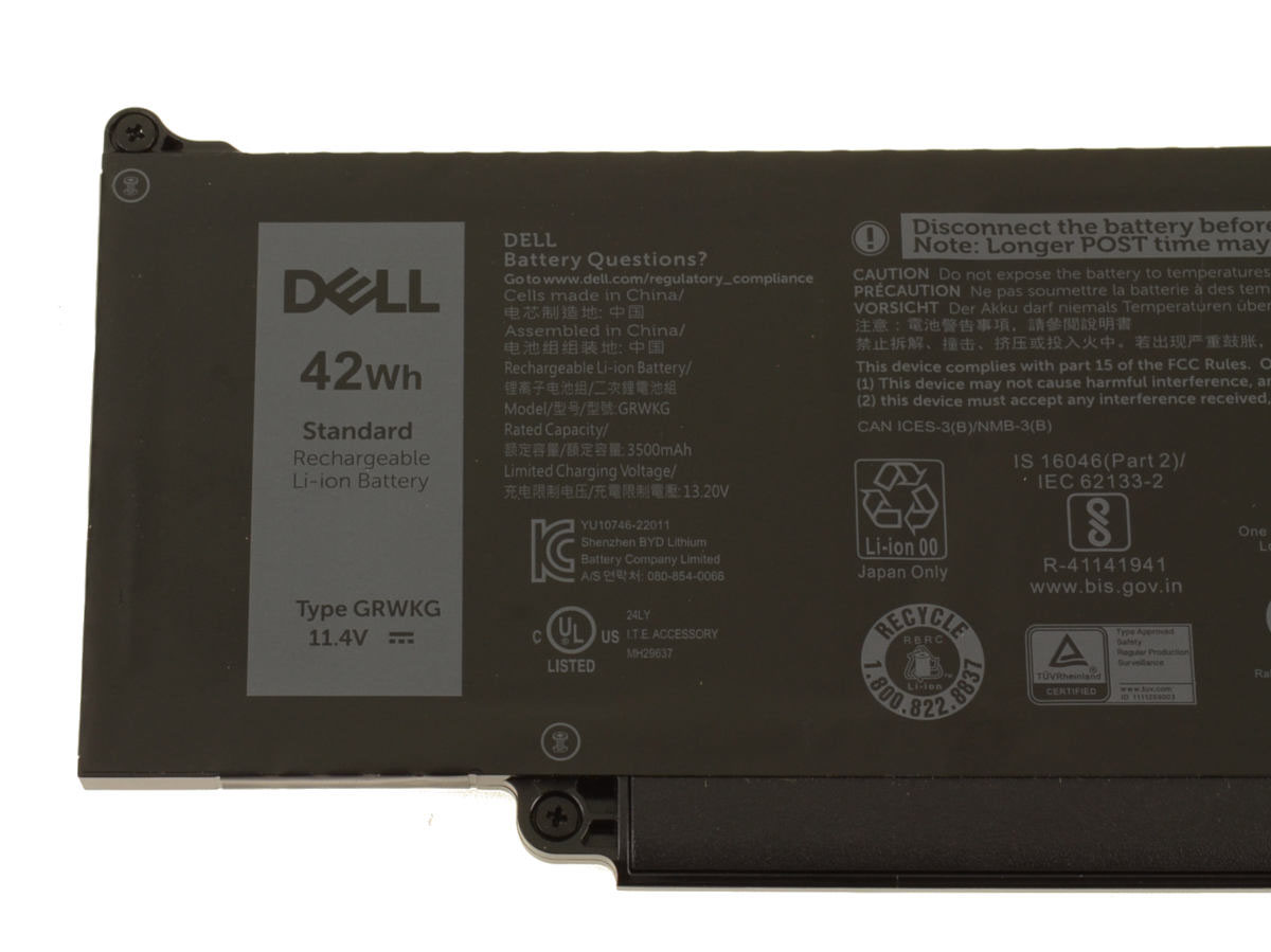 Original Batterier Dell JTG7N 0JTG7N OJTG7N 3500mAh 42Wh