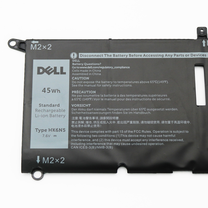 Original Batterier Dell 0HK6N5 2ICP4/60/81-2 5618mAh 45Wh